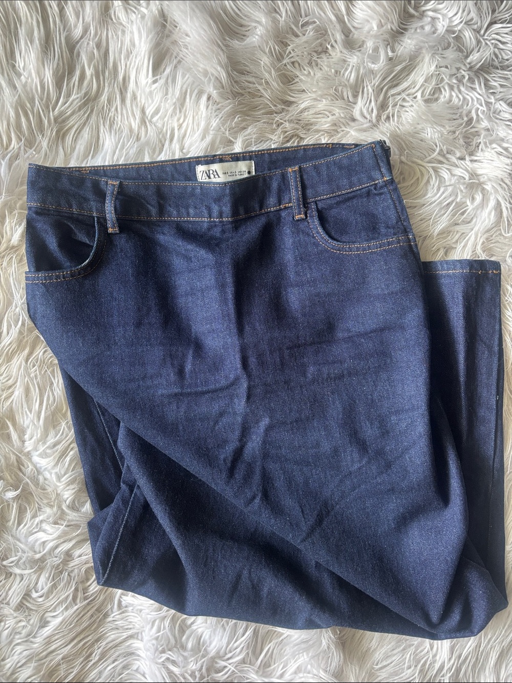 ZARA Navy Straight-Leg Women's Maxi Skirt